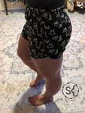 Black Brand Shorts