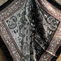 Two Tone Black Paisley Wild Rag