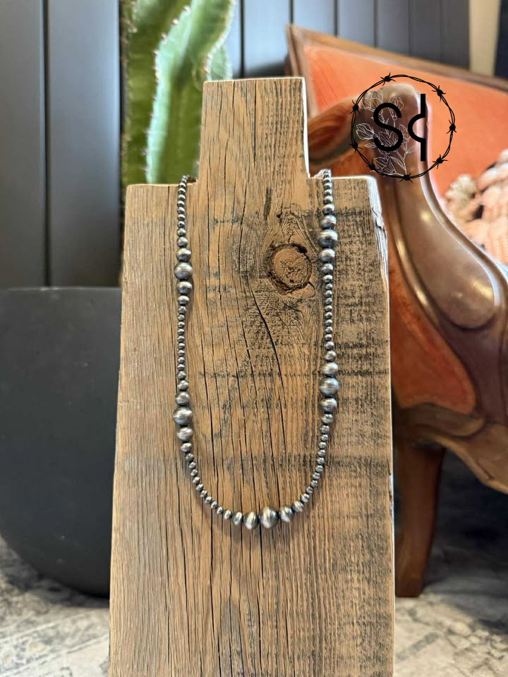 20" Graduated Sterling Pearls