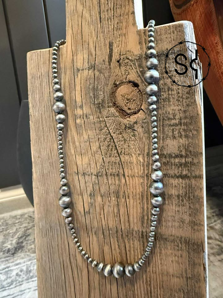 20" Graduated Sterling Pearls