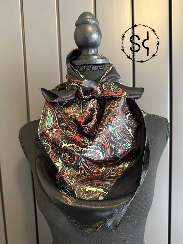 Winter Paisley Wild Rag