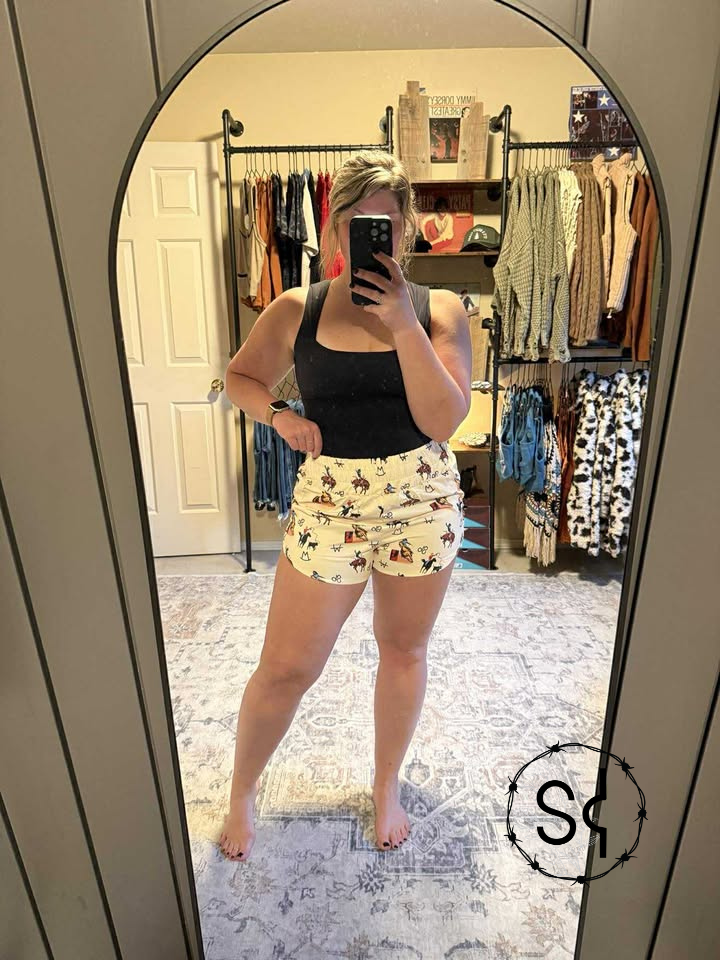 Vintage Cowboy Shorts