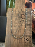 18" 4mm Sterling Pearls & 7mm Gold Filled Beads Necklace