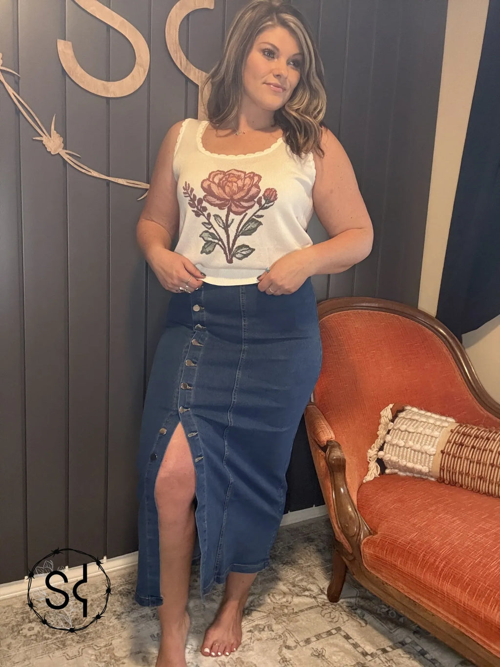 Floral Tank Top
