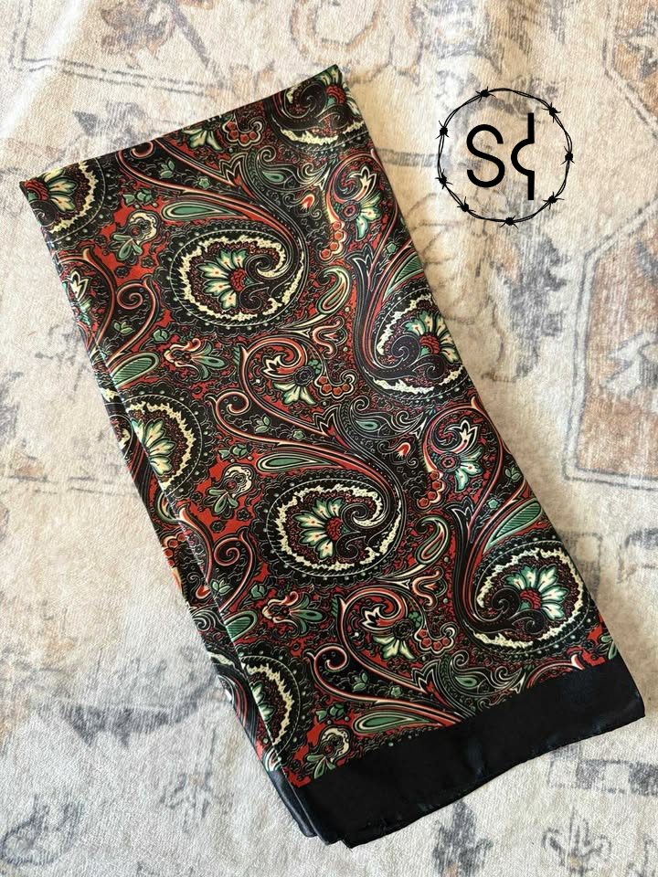 Winter Paisley Wild Rag