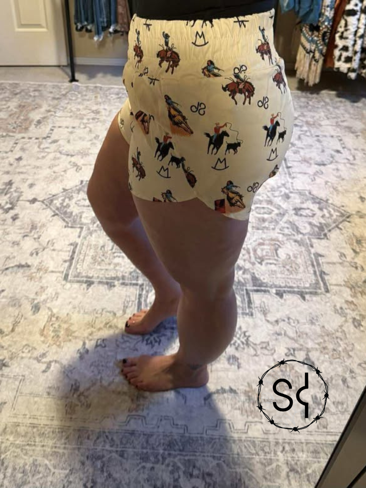 Vintage Cowboy Shorts