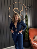 Dolly Denim Long Sleeve Top