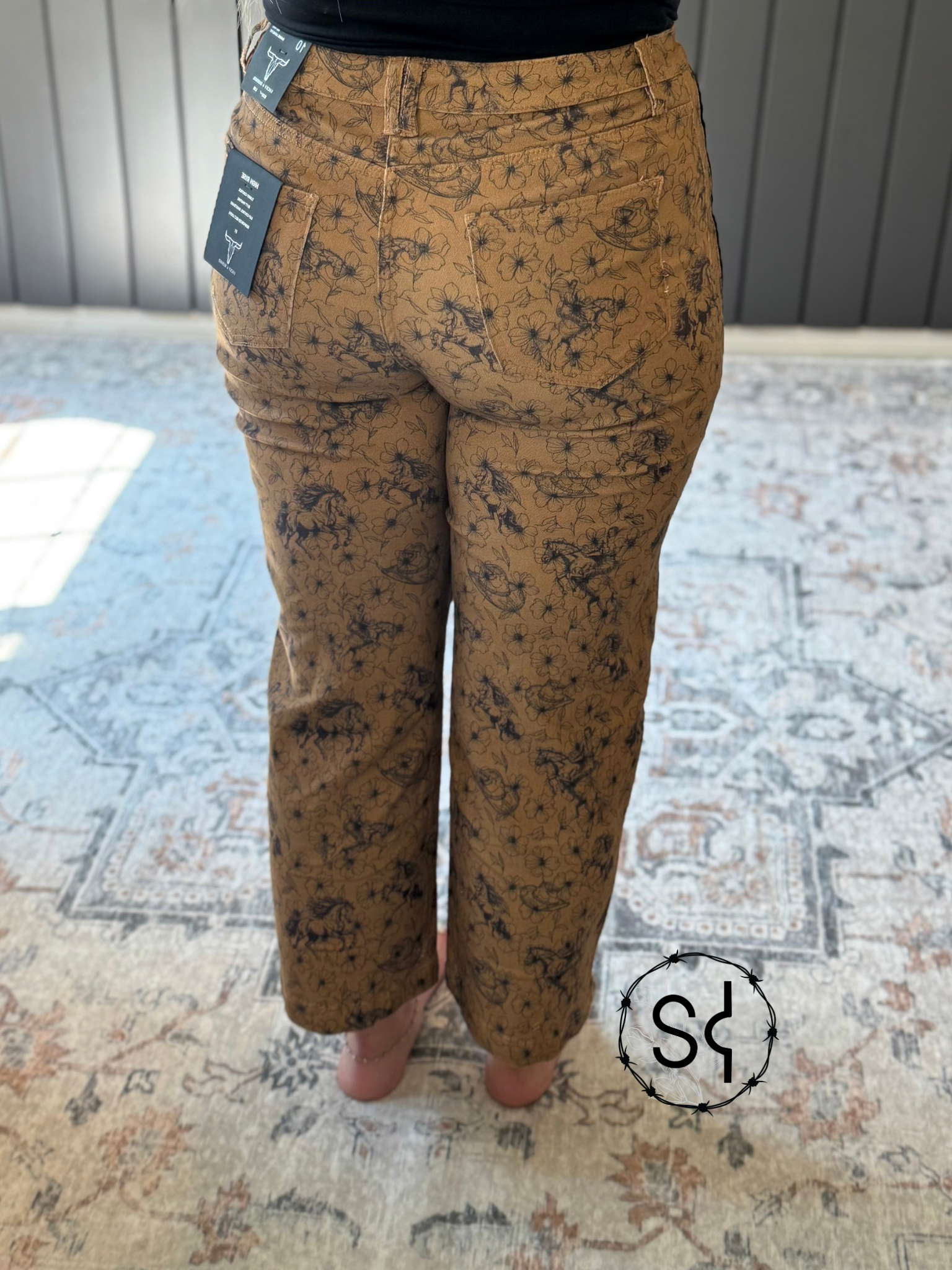 Floral Rank Jeans