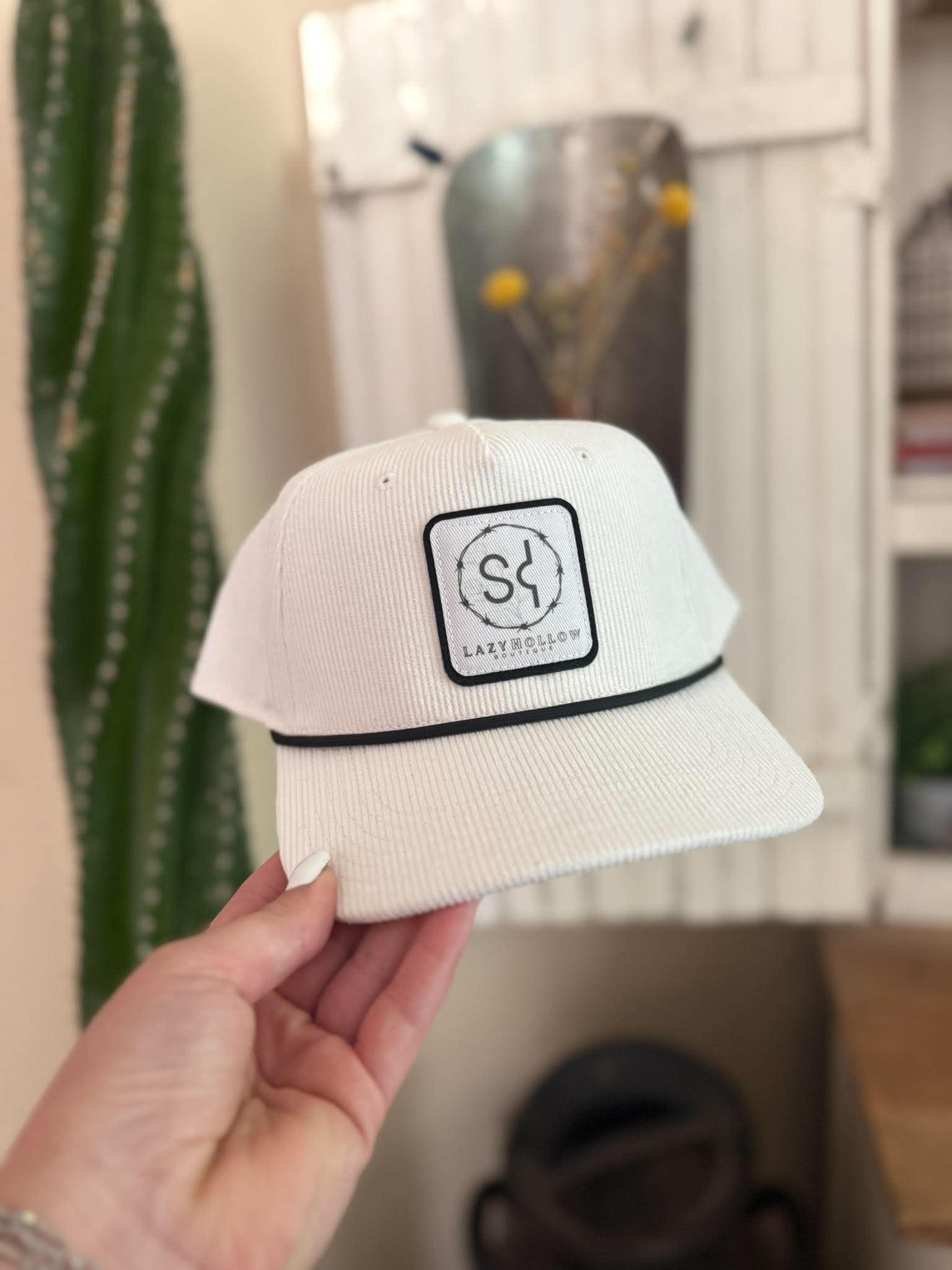 Lazy Hollow Ivory Corduroy Hat