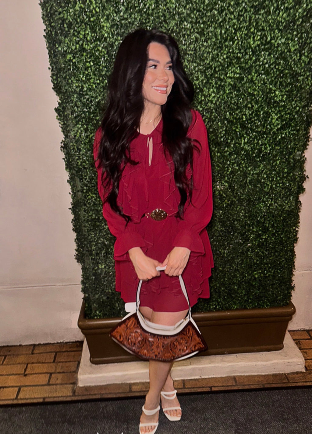 Ruffles in Red