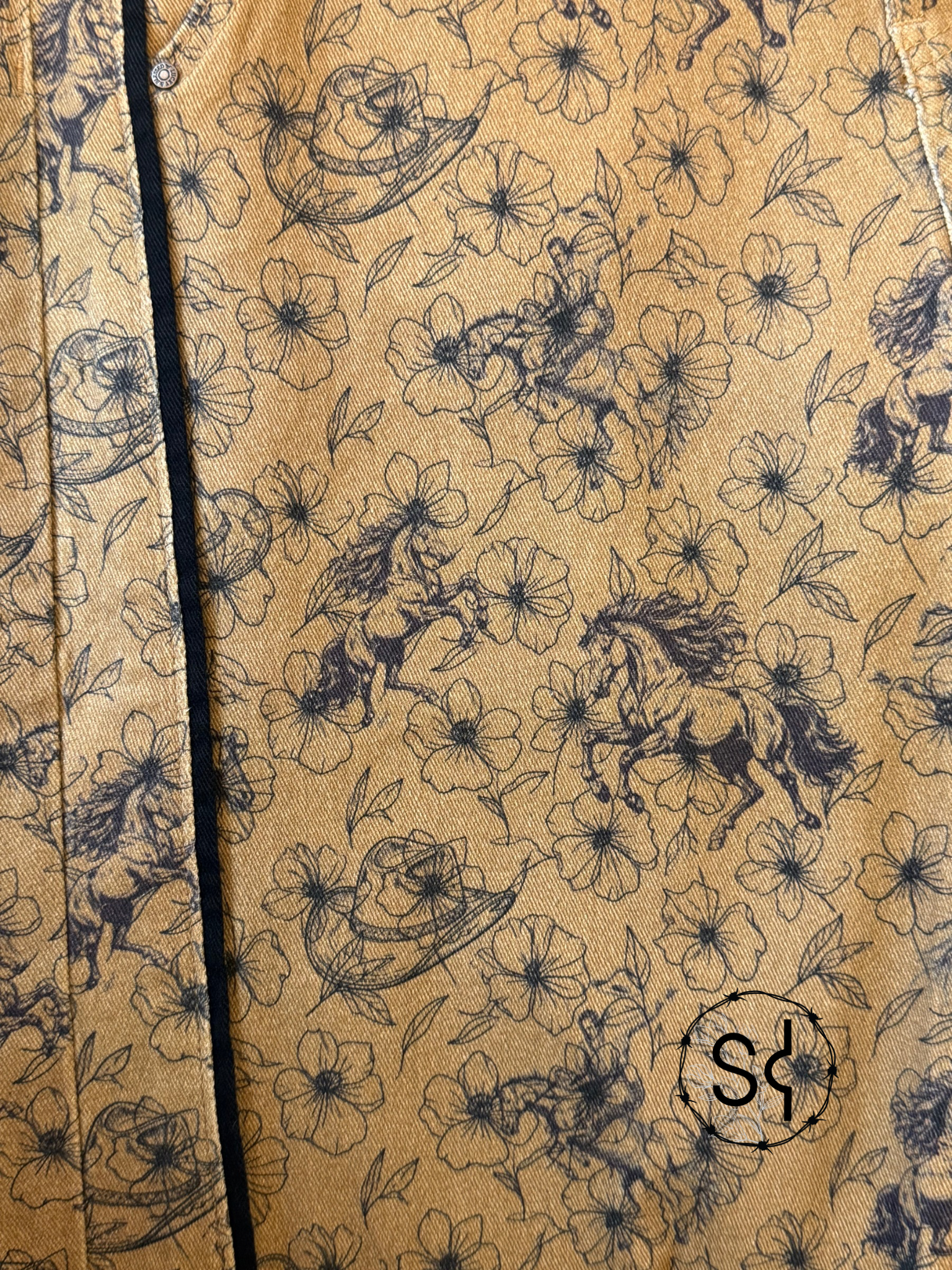 Floral Rank Jeans