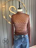 Chicory Coffee Lace Long Sleeve
