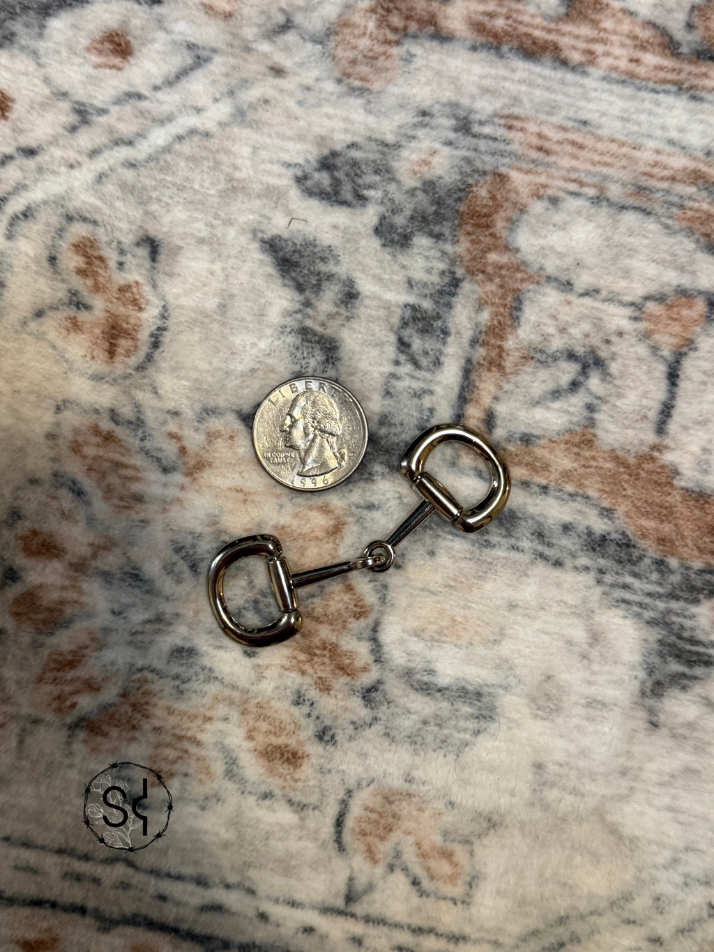 Silver Snaffle Bit
