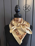 Tan Paisley Wild Rag