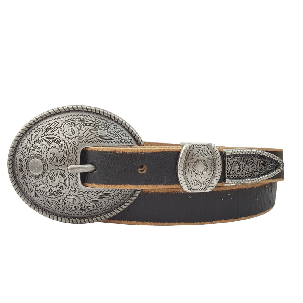 Vintage Skinny Leather Belt
