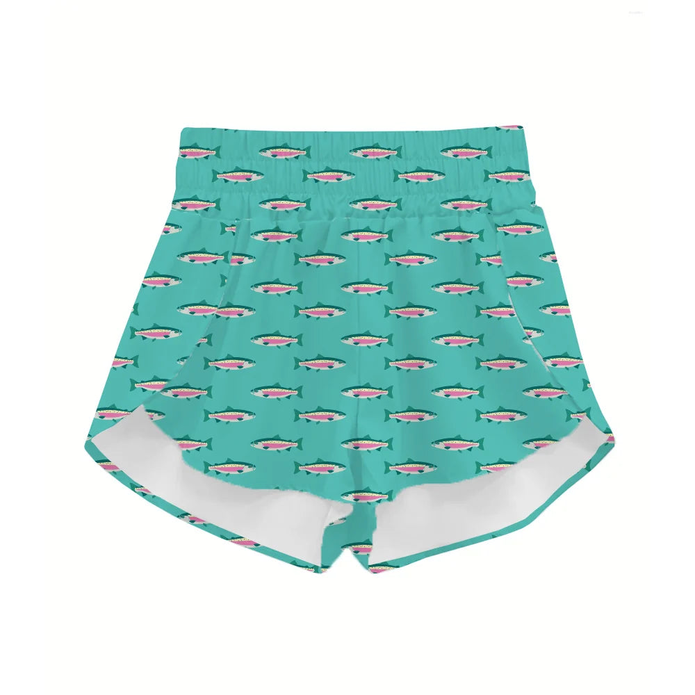 Blue Rainbow Trout Shorts