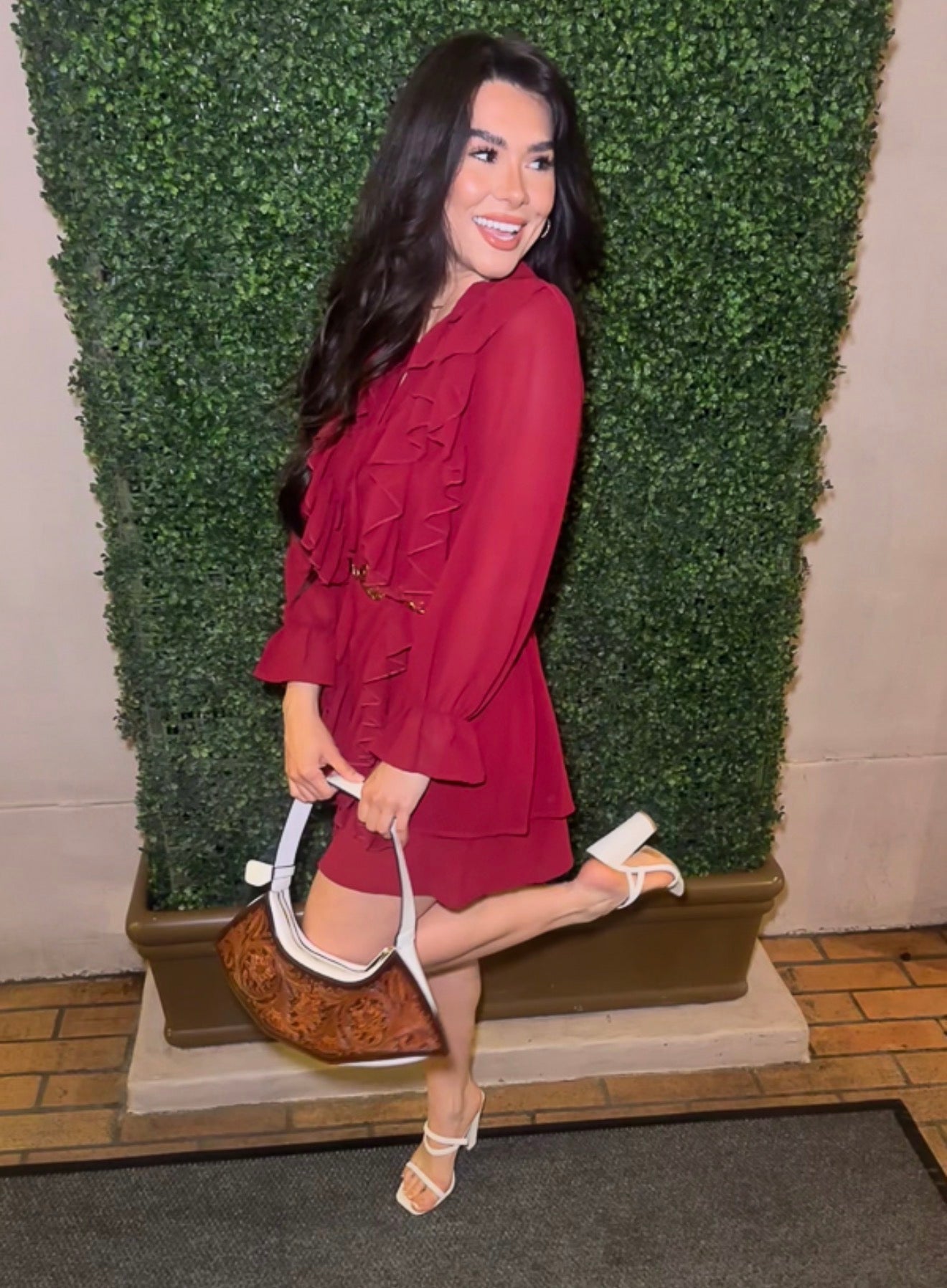 Ruffles in Red