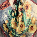 Painted Sunflower Wild Rag