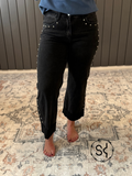 Studded Black Jean