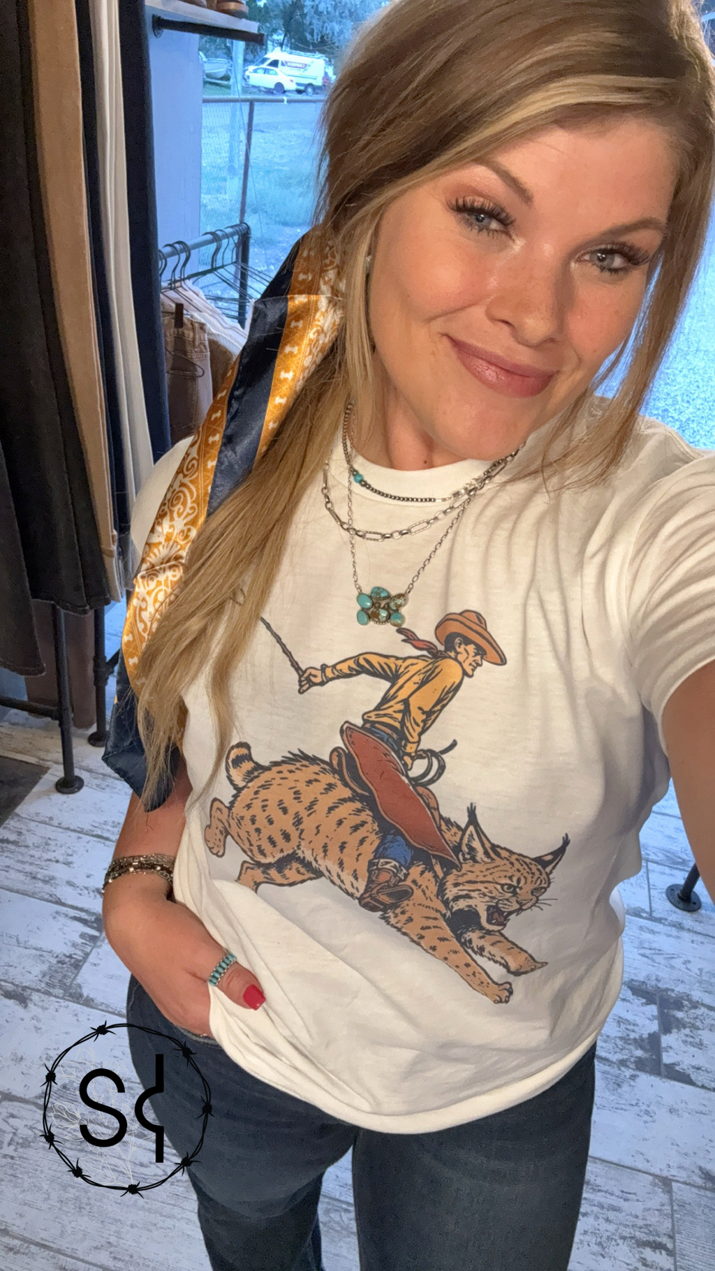 Cowboy Bobcat Tee