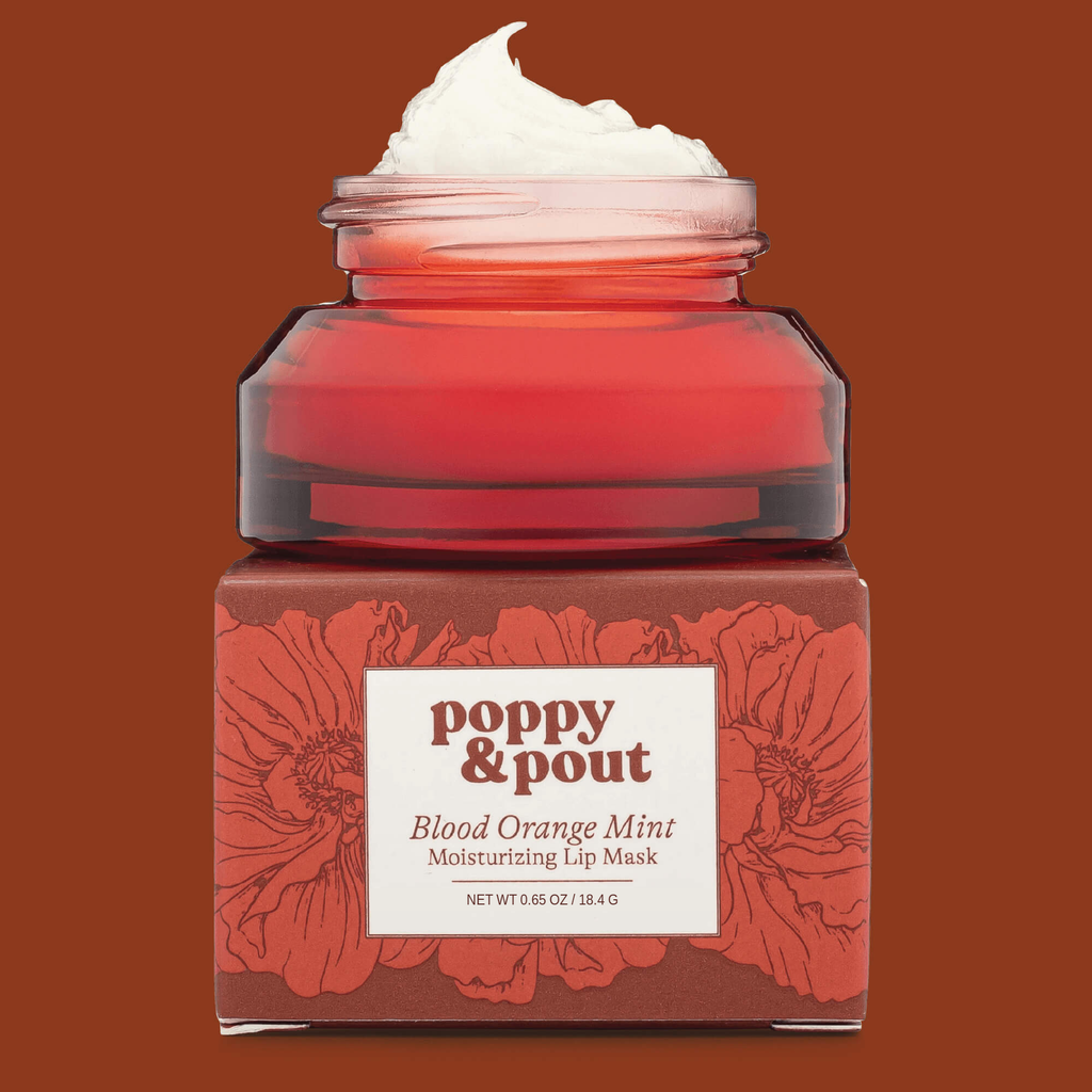 Poppy & Pout Lip Mask - Blood Orange Mint