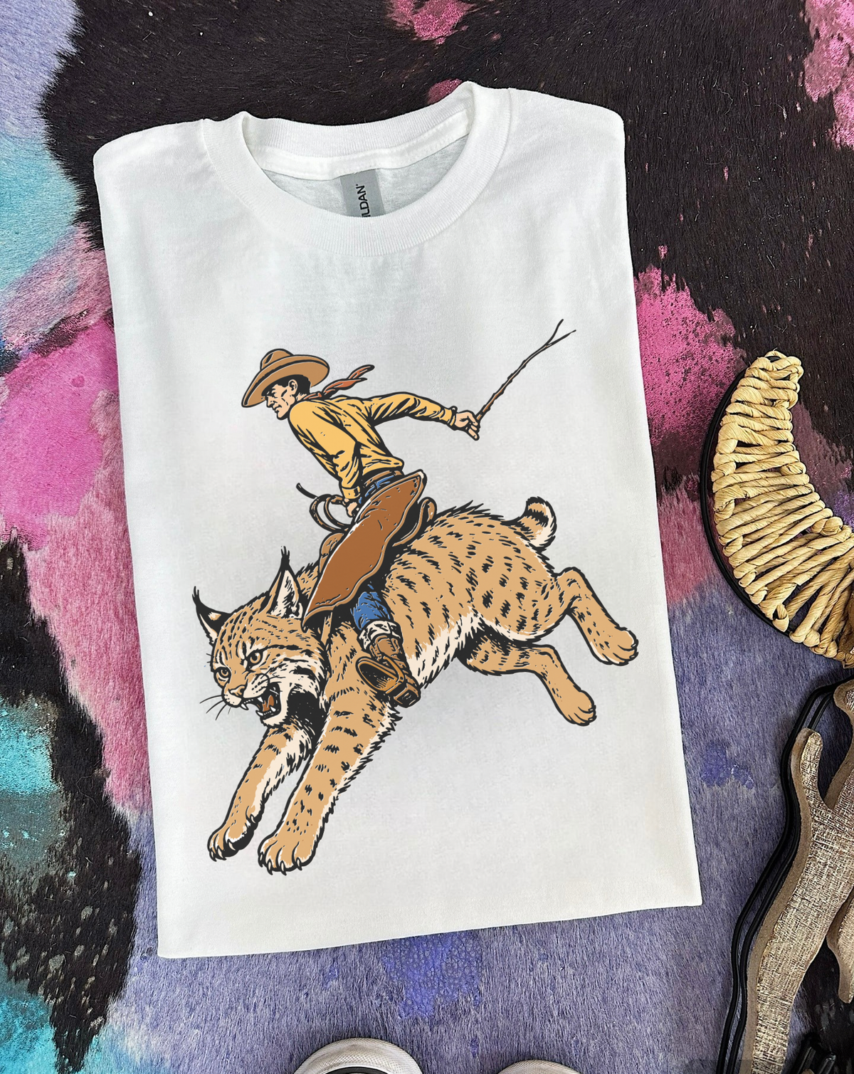 Cowboy Bobcat Tee